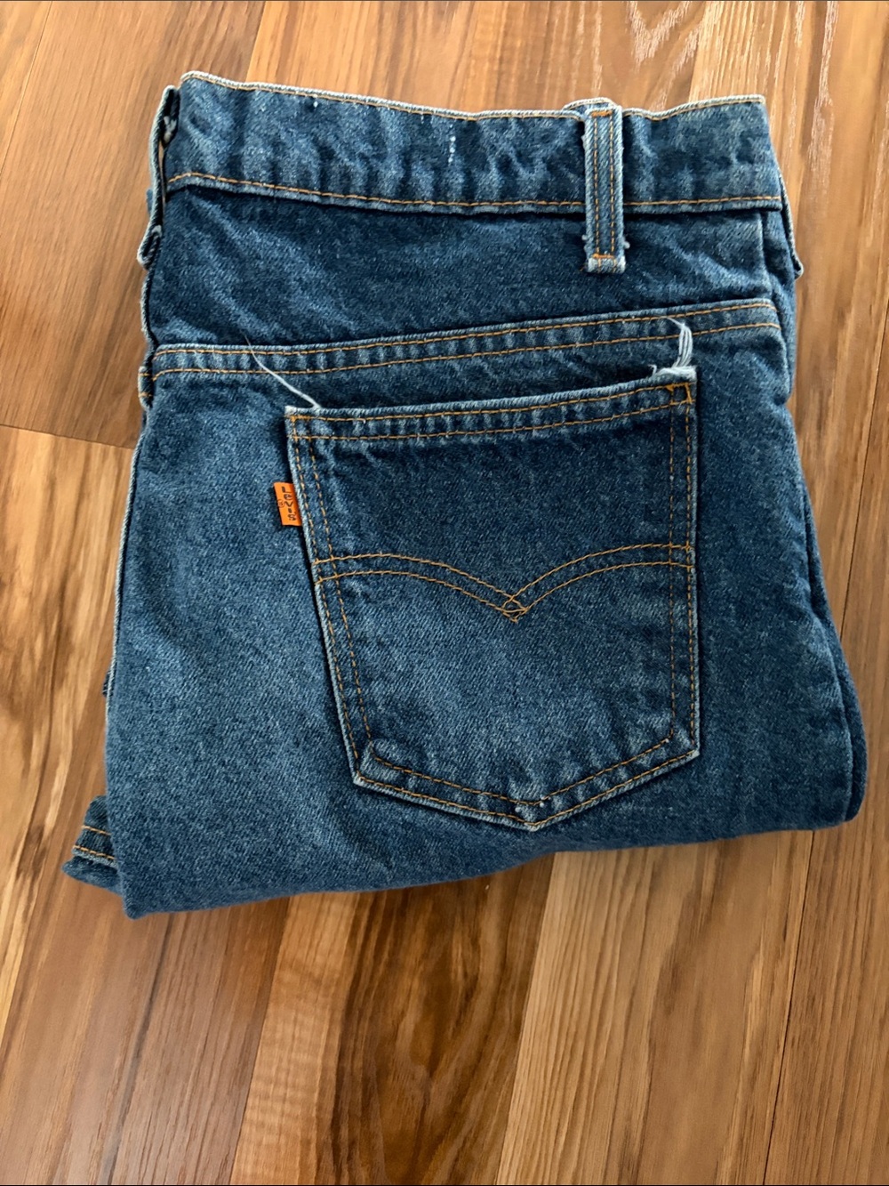 VINTAGE 1993 Levi’s 517 Orange Tab Classic Blue Denim Jeans USA MADE